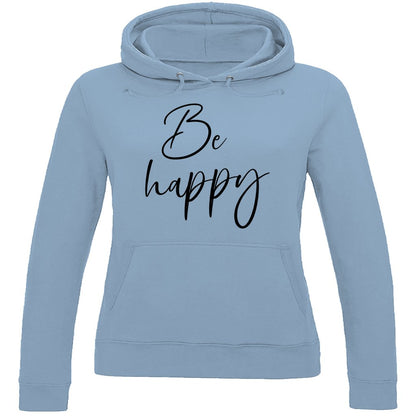 Damen Hoodie "Be Happy" - Grafikmagie