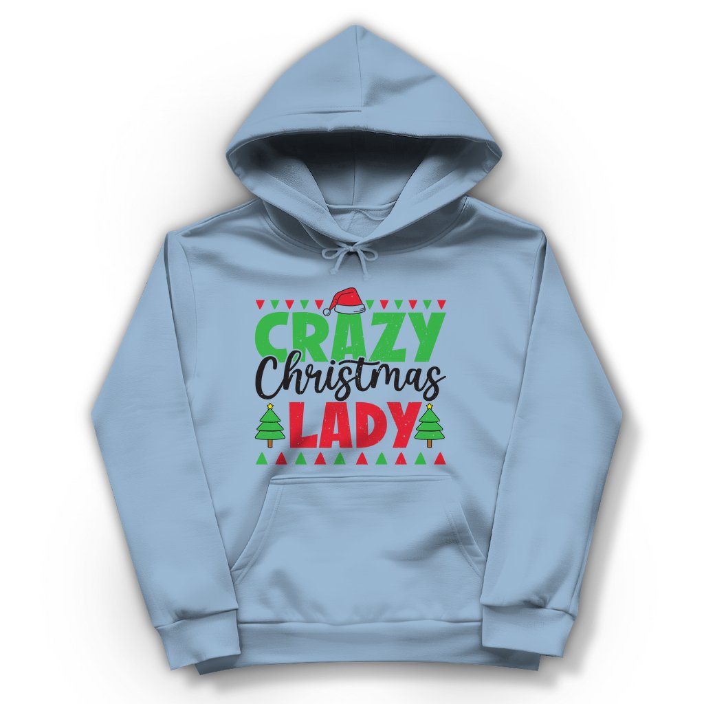 Damen Hoodie "Crazy Christmas Lady" - Grafikmagie