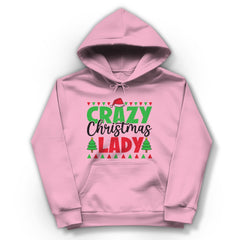Damen Hoodie "Crazy Christmas Lady" - Grafikmagie