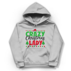 Damen Hoodie "Crazy Christmas Lady" - Grafikmagie