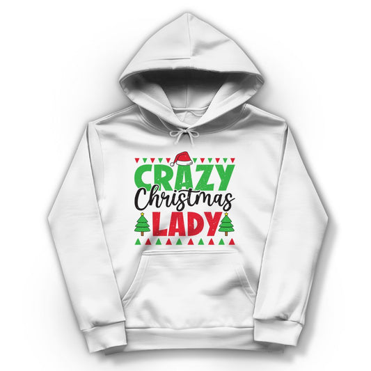 Damen Hoodie "Crazy Christmas Lady" - Grafikmagie