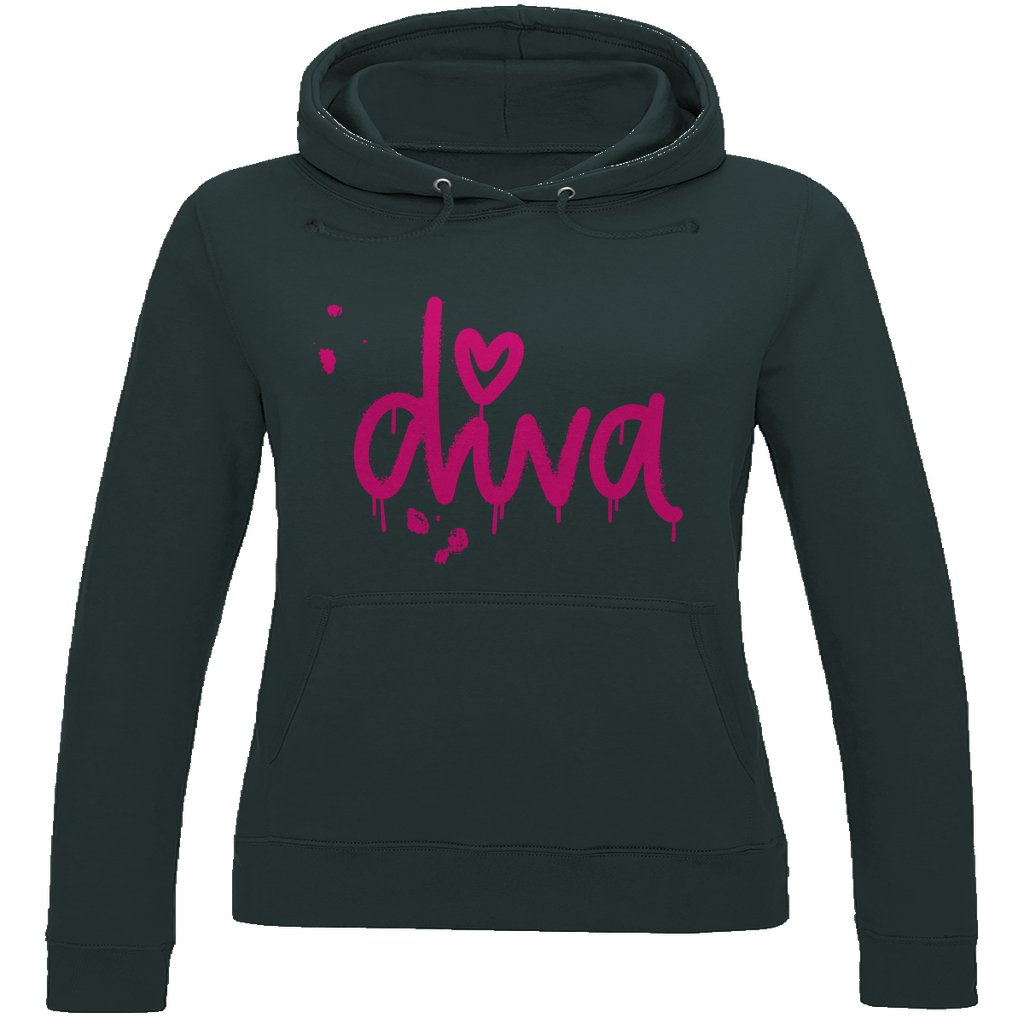 Damen Hoodie "diva" - Grafikmagie