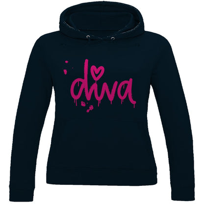 Damen Hoodie "diva" - Grafikmagie