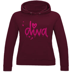 Damen Hoodie "diva" - Grafikmagie