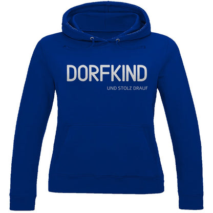 Damen Hoodie "Dorfkind und Stolz drauf" - Grafikmagie