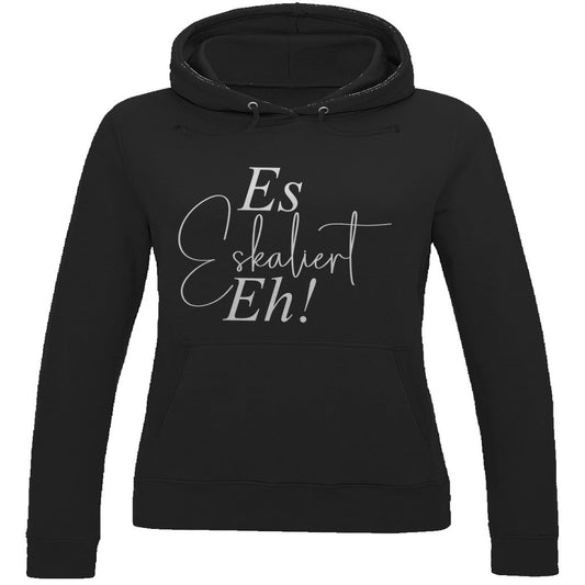 Damen Hoodie "Es Eskaliert Eh" - Grafikmagie