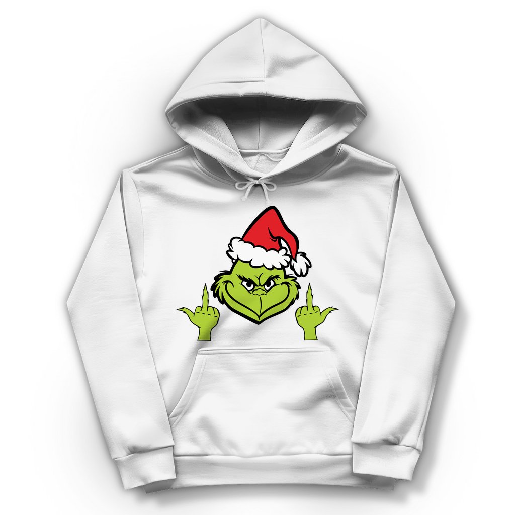 Damen Hoodie "Grinch Mittelfinger" - Grafikmagie