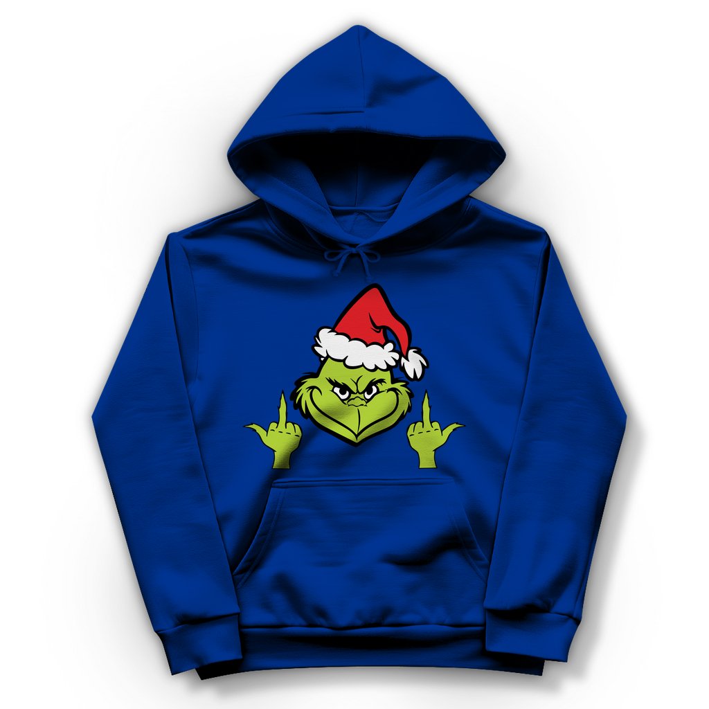 Damen Hoodie "Grinch Mittelfinger" - Grafikmagie