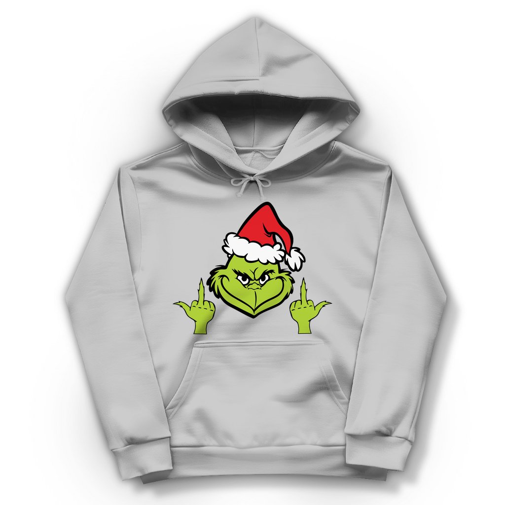 Damen Hoodie "Grinch Mittelfinger" - Grafikmagie