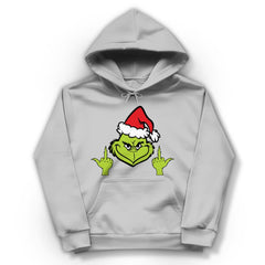 Damen Hoodie "Grinch Mittelfinger" - Grafikmagie