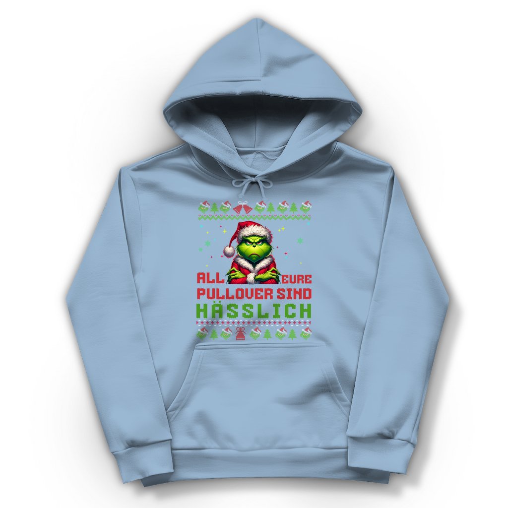 Damen Hoodie "Grinch Weihnachtspullover" - Grafikmagie