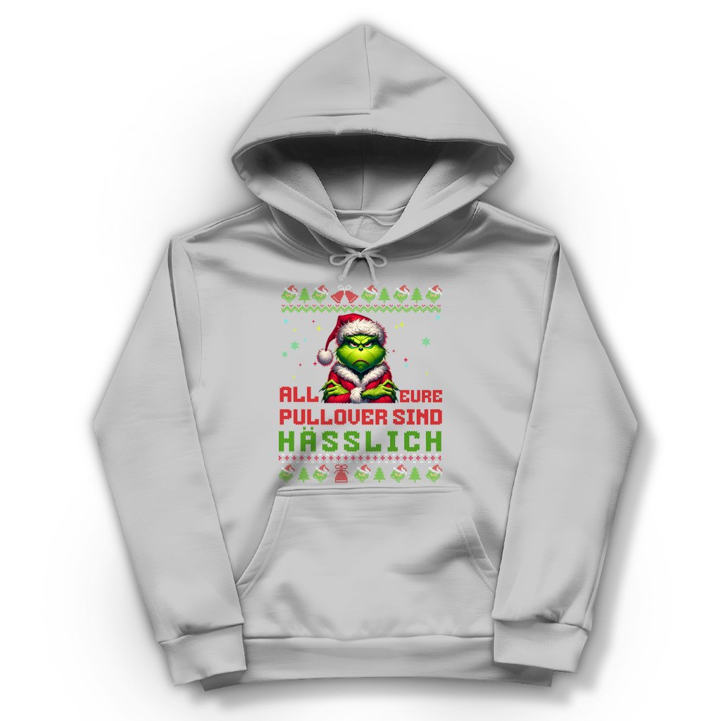 Damen Hoodie "Grinch Weihnachtspullover" - Grafikmagie