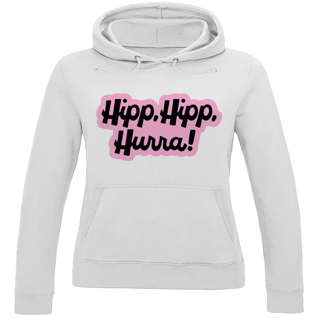 Damen Hoodie "Hipp Hipp Hurra" - Grafikmagie