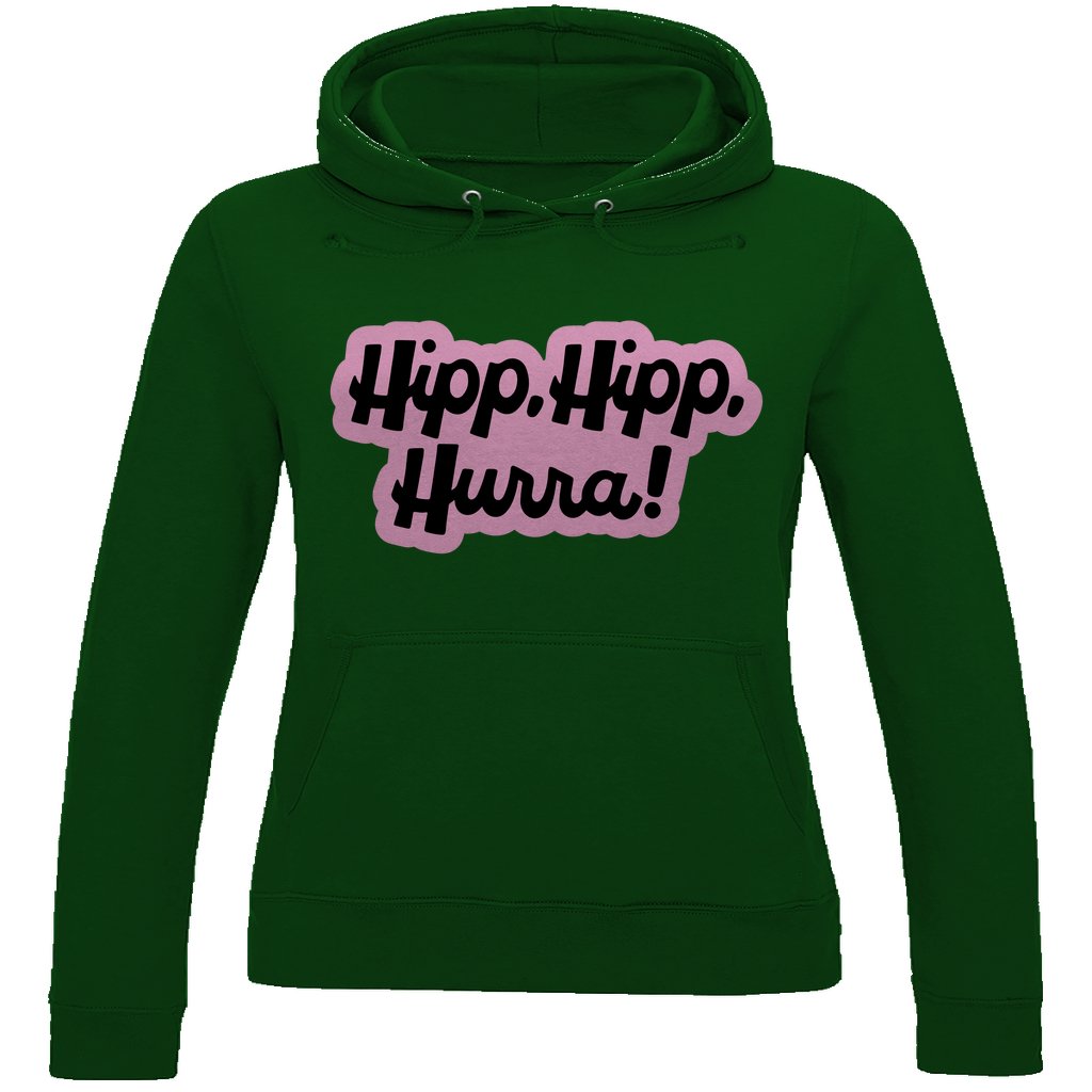 Damen Hoodie "Hipp Hipp Hurra" - Grafikmagie