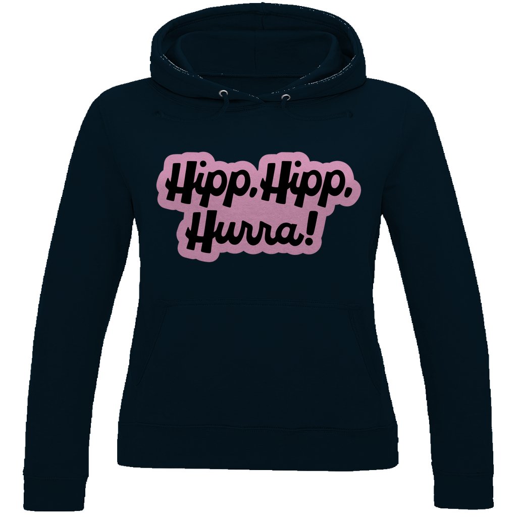 Damen Hoodie "Hipp Hipp Hurra" - Grafikmagie