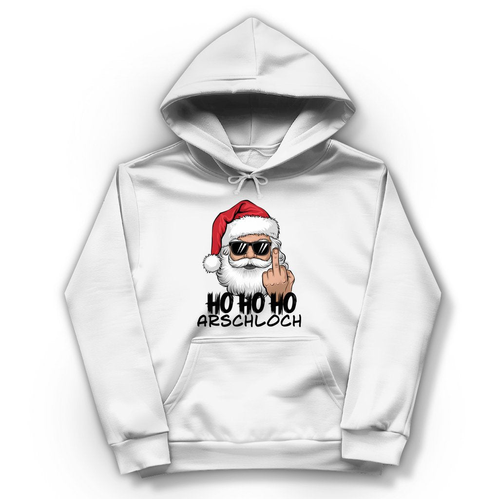 Damen Hoodie "HO HO HO Arschloch" - Grafikmagie