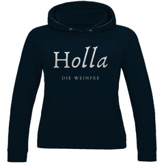 Damen Hoodie "Holla die Weinfee" - Grafikmagie