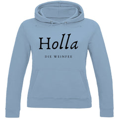 Damen Hoodie "Holla die Weinfee" - Grafikmagie