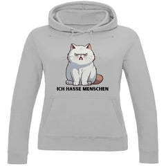 Damen Hoodie "Ich hasse Menschen" - Grafikmagie