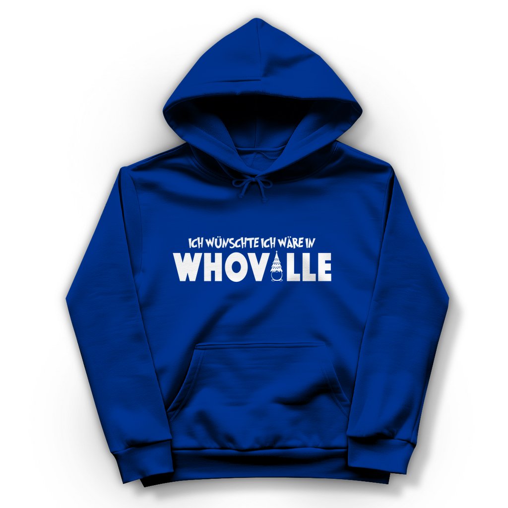 Damen Hoodie "Ich wünschte ich wäre in Whoville" - Grafikmagie