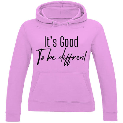 Damen Hoodie "It's good to be diffrent" - Grafikmagie