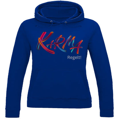 Damen Hoodie "Karma regelt" - Grafikmagie