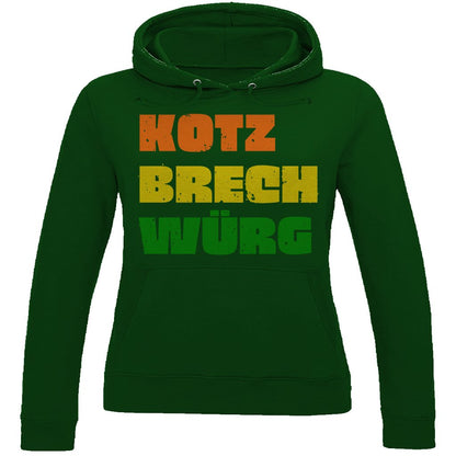 Damen Hoodie "Kotz Brech Würg" - Grafikmagie