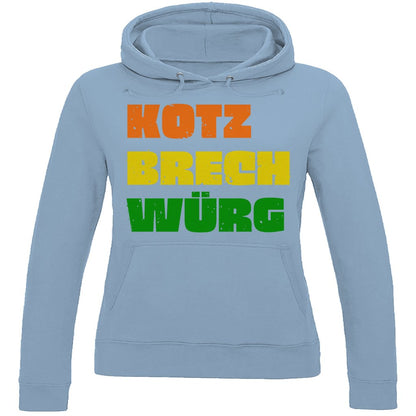 Damen Hoodie "Kotz Brech Würg" - Grafikmagie