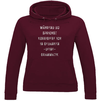 Damen Hoodie "Mach die Augen zu dann..." - Grafikmagie