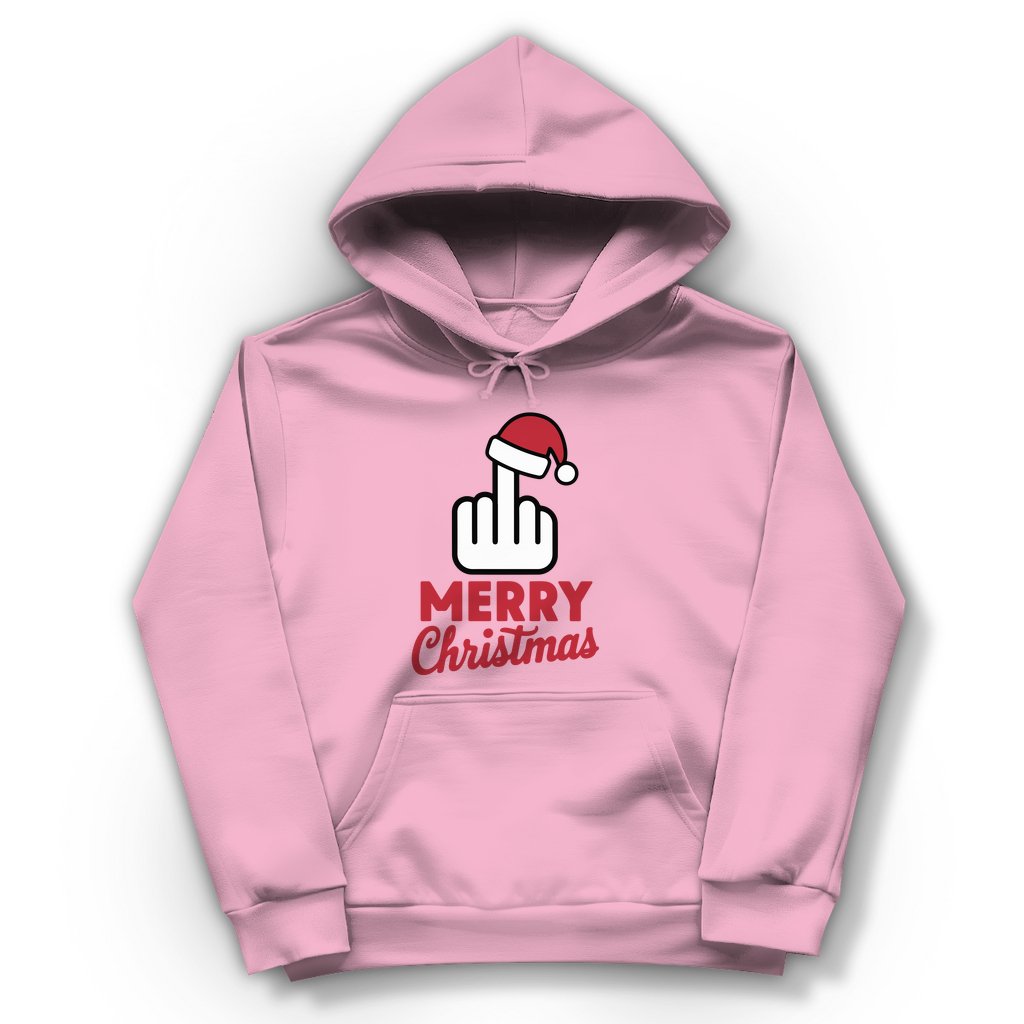 Damen Hoodie "Merry Christmas Mittelfinger" - Grafikmagie