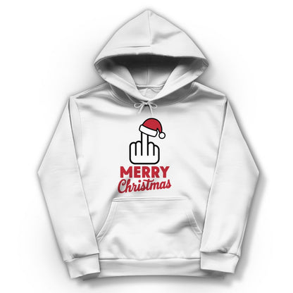 Damen Hoodie "Merry Christmas Mittelfinger" - Grafikmagie