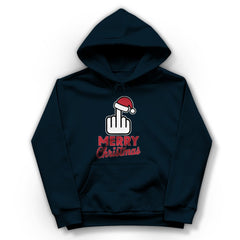 Damen Hoodie "Merry Christmas Mittelfinger" - Grafikmagie
