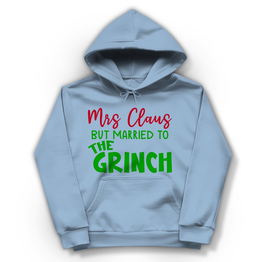 Damen Hoodie "Mrs Clause but Married to the Grinch" - Grafikmagie