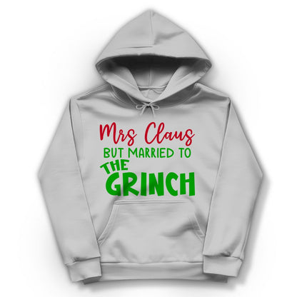 Damen Hoodie "Mrs Clause but Married to the Grinch" - Grafikmagie