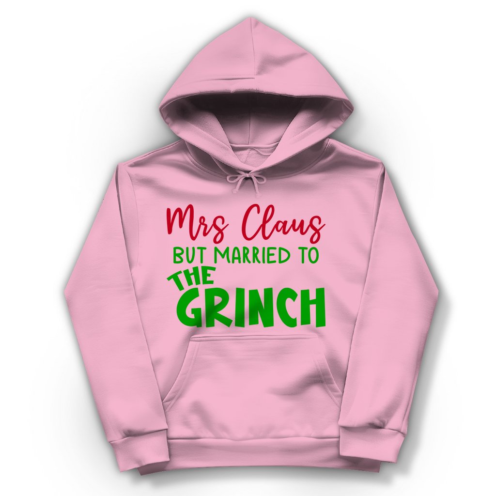 Damen Hoodie "Mrs Clause but Married to the Grinch" - Grafikmagie