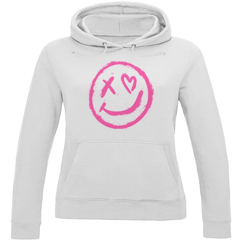 Damen Hoodie "smiley" - Grafikmagie