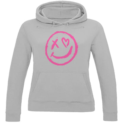 Damen Hoodie "smiley" - Grafikmagie