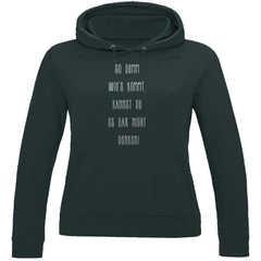 Damen Hoodie "SO DUMM WIES KOMMT..." - Grafikmagie