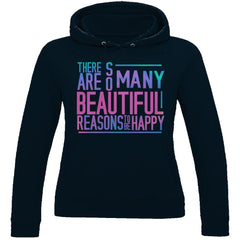 Damen Hoodie "So many reasons to be Happy" - Grafikmagie