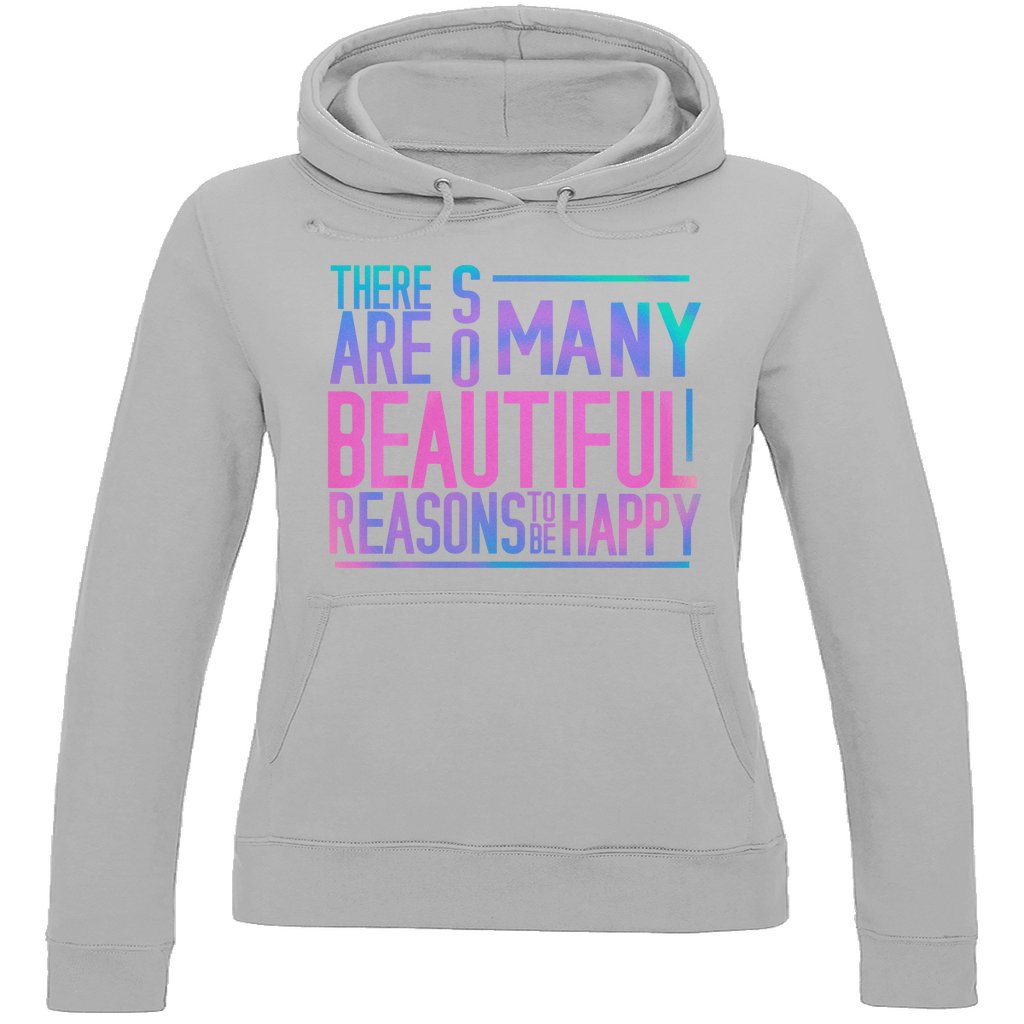 Damen Hoodie "So many reasons to be Happy" - Grafikmagie