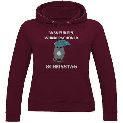 Damen Hoodie "Was für ein Wunderschöner Scheisstag" - Grafikmagie