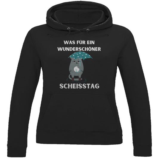 Damen Hoodie "Was für ein Wunderschöner Scheisstag" - Grafikmagie