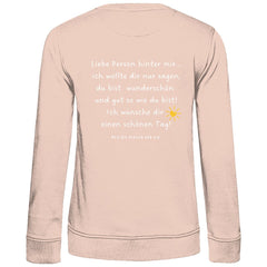 Damen Sweatshirt "Liebe Person hinter mir" - Grafikmagie