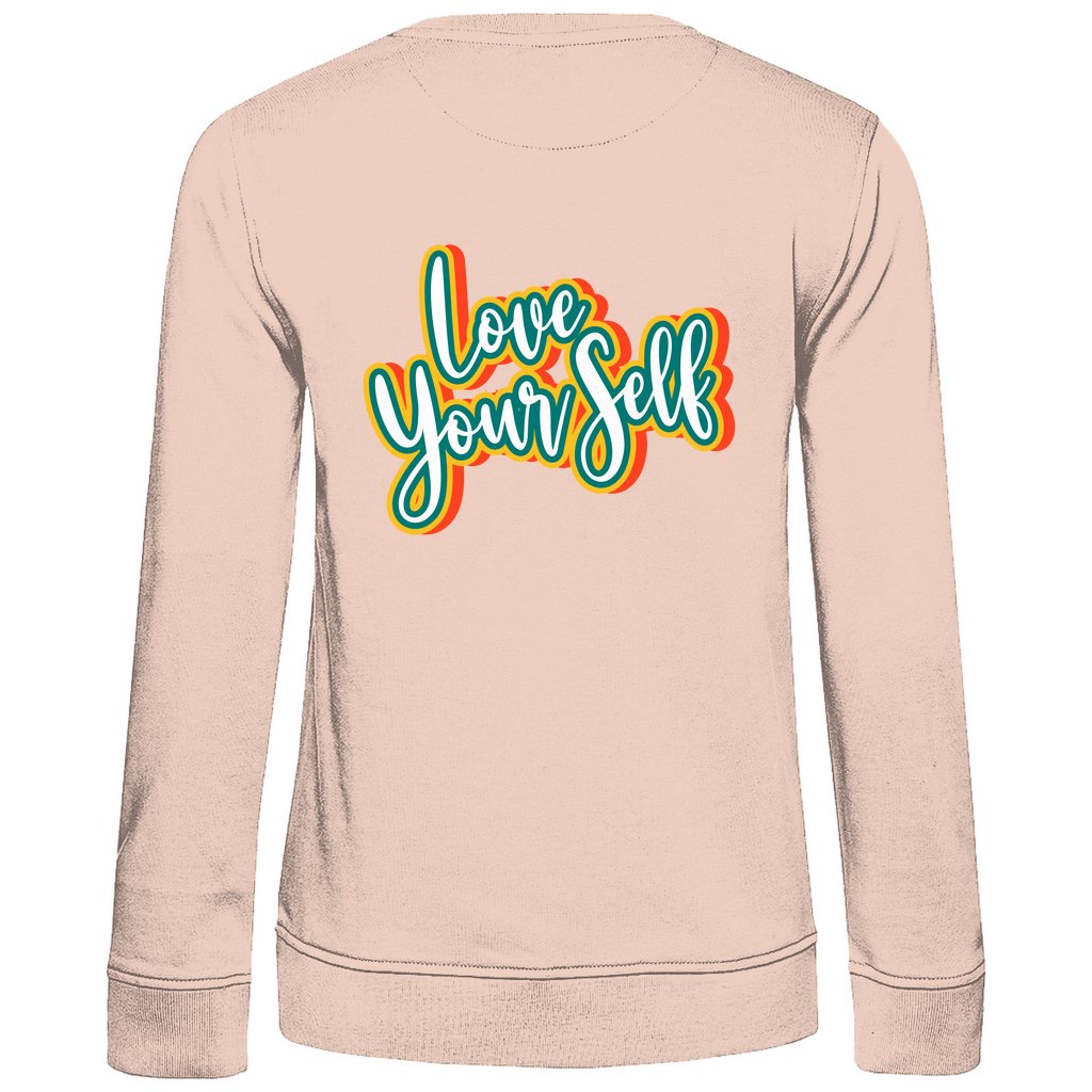 Damen Sweatshirt "Love yourself" - Grafikmagie