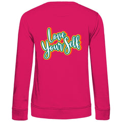 Damen Sweatshirt "Love yourself" - Grafikmagie