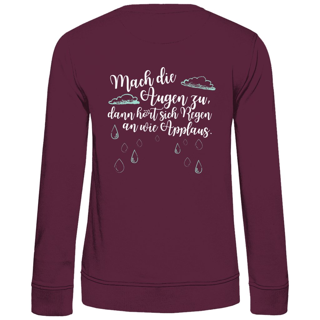 Damen Sweatshirt "Mach die Augen zu..." - Grafikmagie