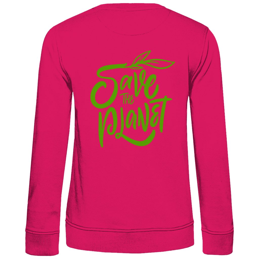 Damen Sweatshirt "Save the Planet" - Grafikmagie