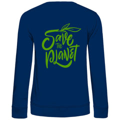 Damen Sweatshirt "Save the Planet" - Grafikmagie