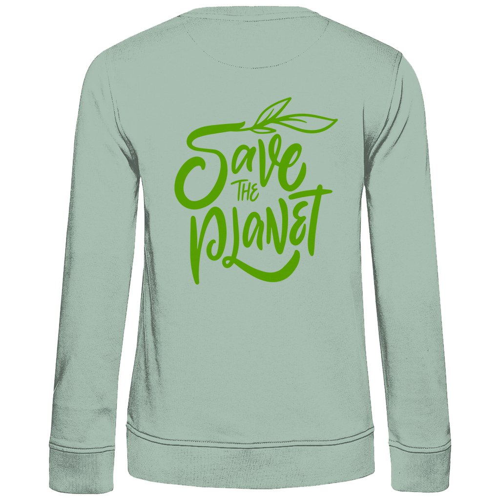 Damen Sweatshirt "Save the Planet" - Grafikmagie