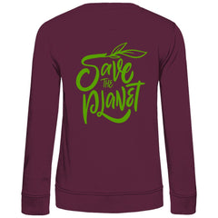 Damen Sweatshirt "Save the Planet" - Grafikmagie
